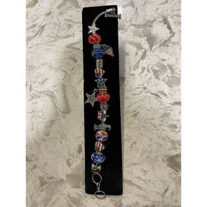Willabee&Ward Monthly Bracelet July Patriotic Charm Bracelet